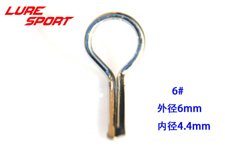 LureSport 30 pcs MOG fly rod guide Steel Ring guide silver frame rod repair  Fishing Rod Building component Repair DIY Accessory