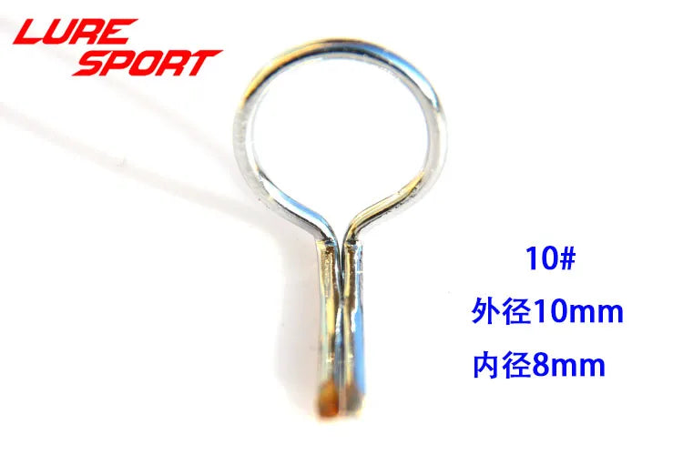 LureSport 30 pcs MOG fly rod guide Steel Ring guide silver frame rod repair  Fishing Rod Building component Repair DIY Accessory