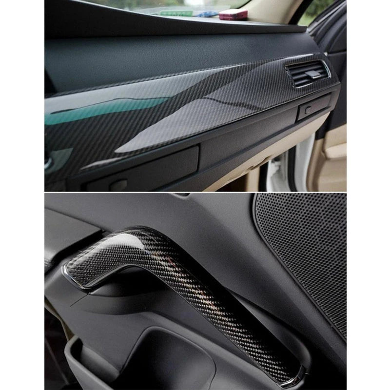 Automotive carbon fiber vinyl wrap roll