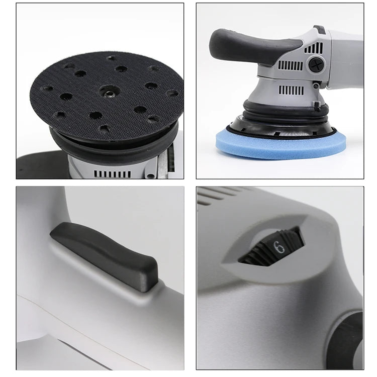 DETAILING Polisher 900W Dual Action Car Polisher 15MM/21MM Car Buffer Polisher 6 Variable Speed for Car Detailing
