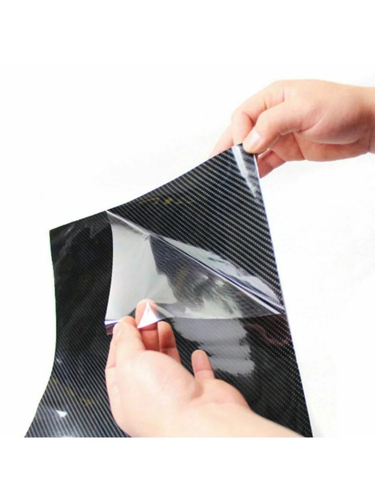 Automotive carbon fiber vinyl wrap roll