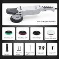DETAILING Polisher 900W Dual Action Car Polisher 15MM/21MM Car Buffer Polisher 6 Variable Speed for Car Detailing