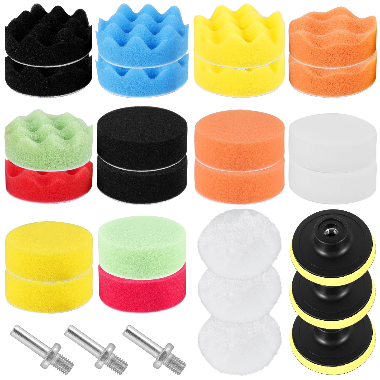 Car Polishing Pad Kit 3inch