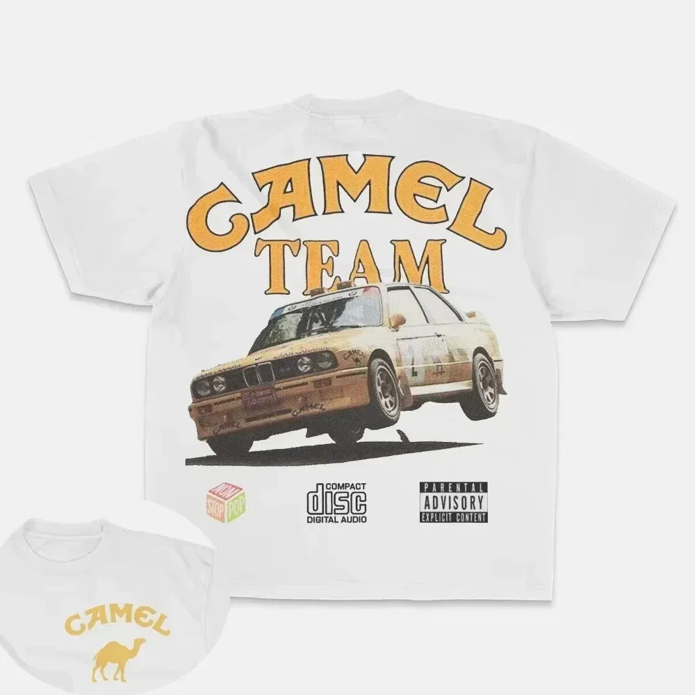 Retro Car Camel T-Shirt